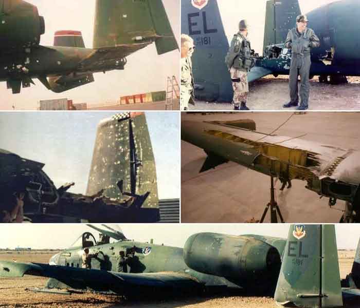Battle Damaged A-10 Warthog's of the Persian Gulf War 1991
